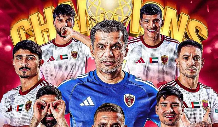 الوحدة بطلا لكأس رابطة المحترفين الإماراتية