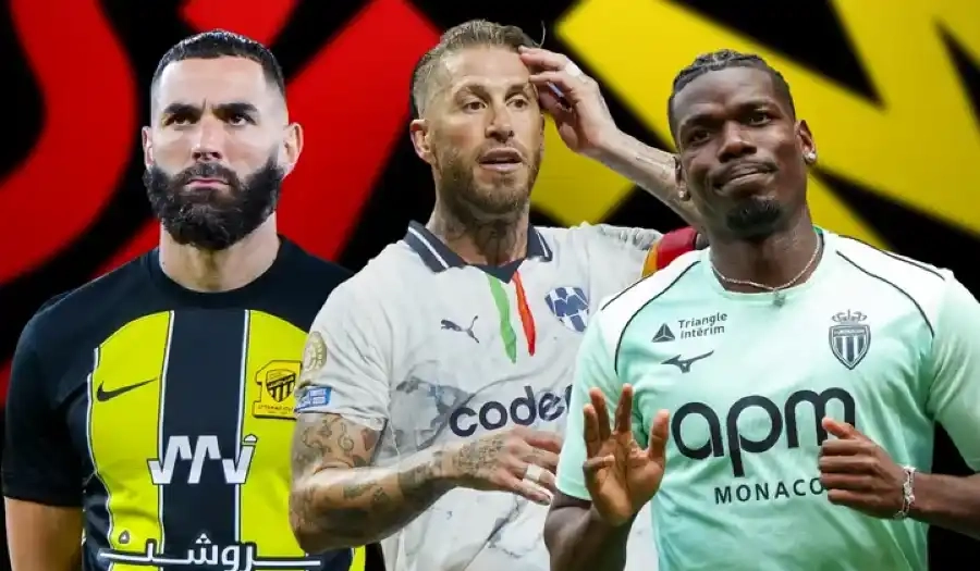 7 نجوم في كرة القدم بدون أندية