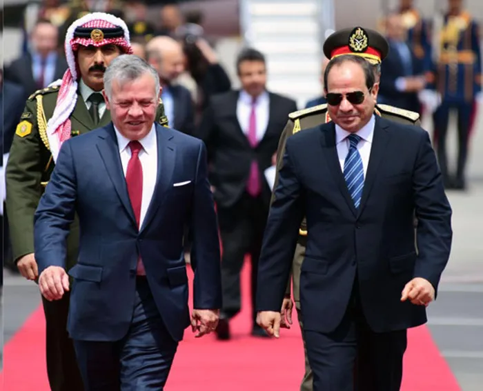 الرئيس السيسي والعاهل الاردني